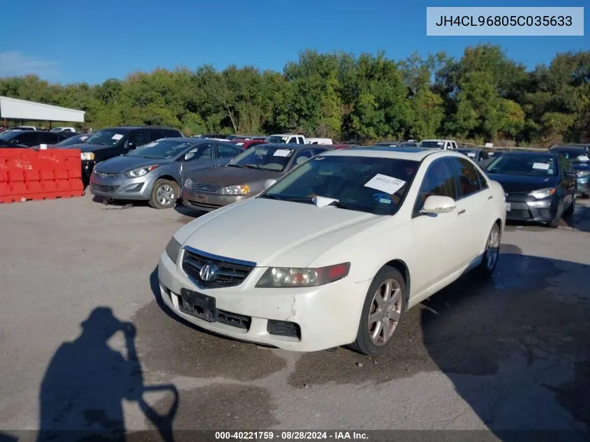 JH4CL96805C035633 2005 Acura Tsx