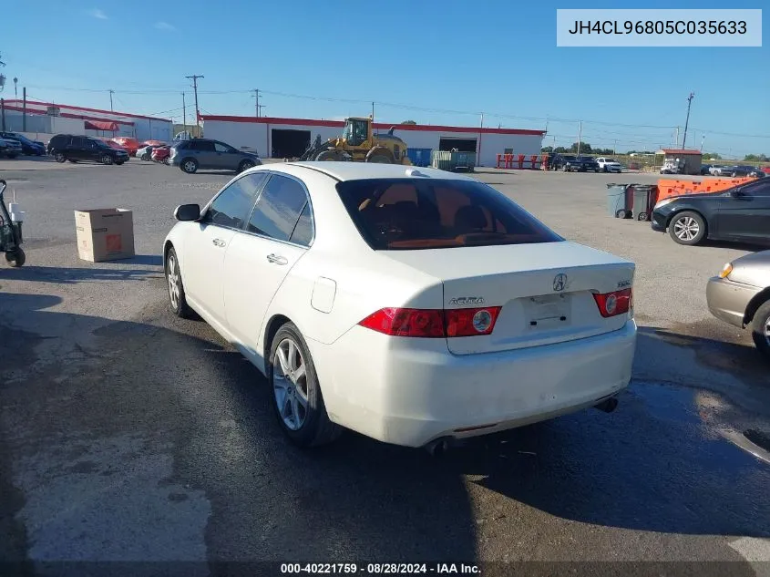 JH4CL96805C035633 2005 Acura Tsx