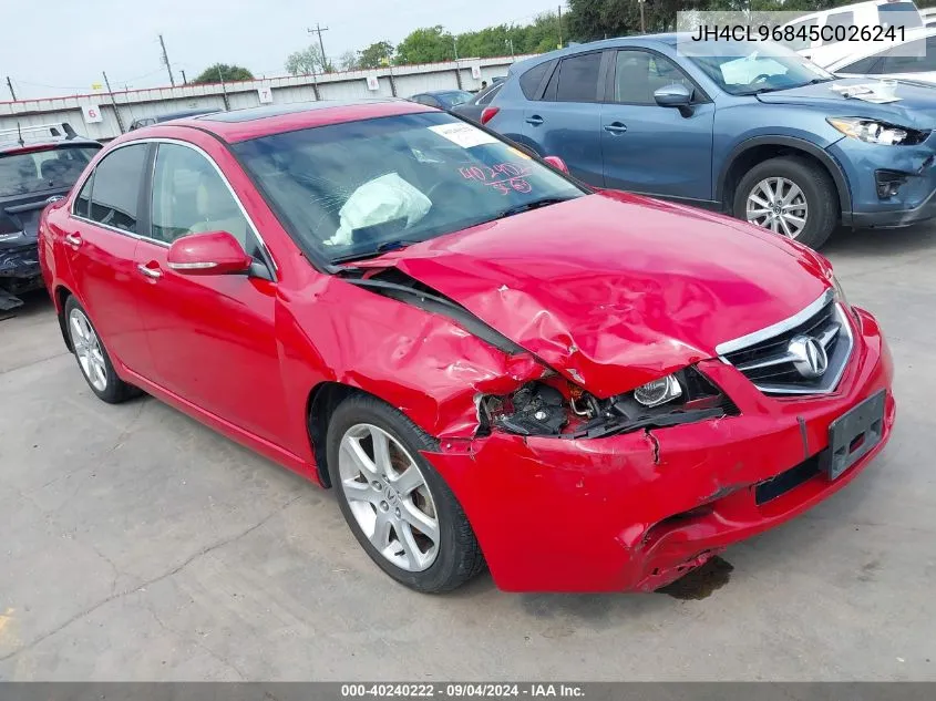 JH4CL96845C026241 2005 Acura Tsx