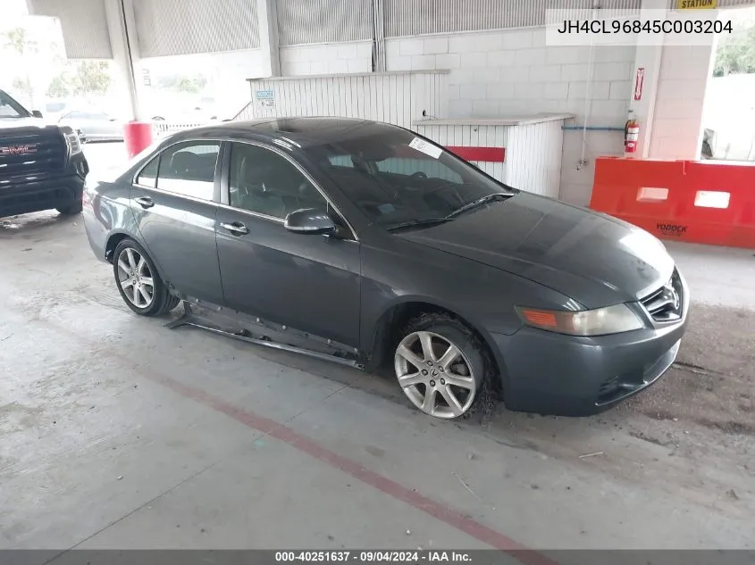 2005 Acura Tsx VIN: JH4CL96845C003204 Lot: 40251637