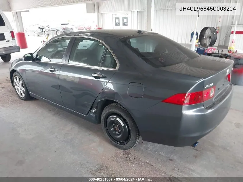 2005 Acura Tsx VIN: JH4CL96845C003204 Lot: 40251637