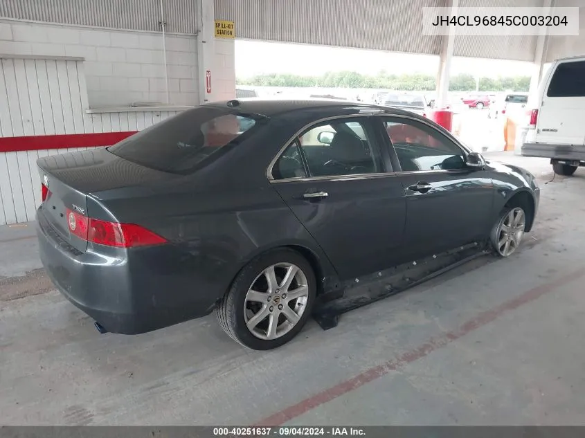 2005 Acura Tsx VIN: JH4CL96845C003204 Lot: 40251637