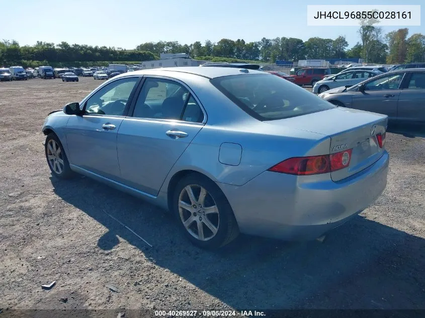 2005 Acura Tsx VIN: JH4CL96855C028161 Lot: 40269527