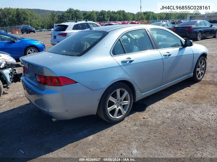 2005 Acura Tsx VIN: JH4CL96855C028161 Lot: 40269527