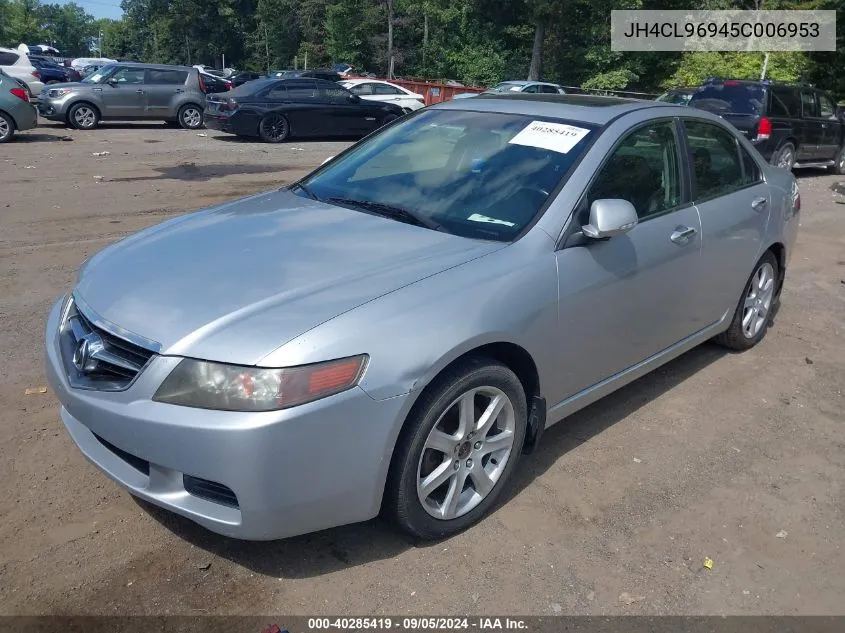 2005 Acura Tsx VIN: JH4CL96945C006953 Lot: 40285419