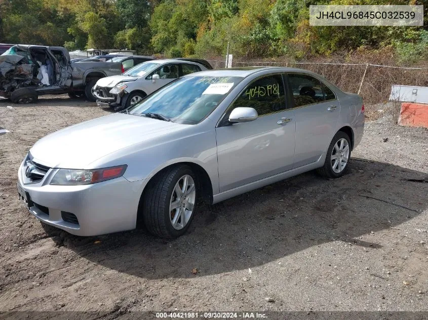 2005 Acura Tsx VIN: JH4CL96845C032539 Lot: 40421981