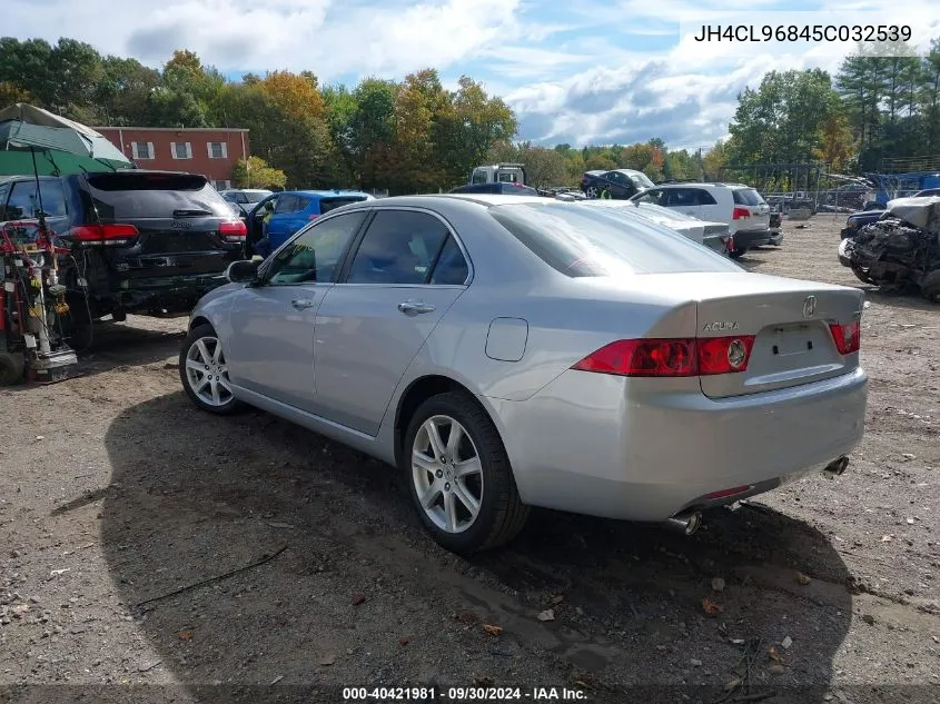 2005 Acura Tsx VIN: JH4CL96845C032539 Lot: 40421981