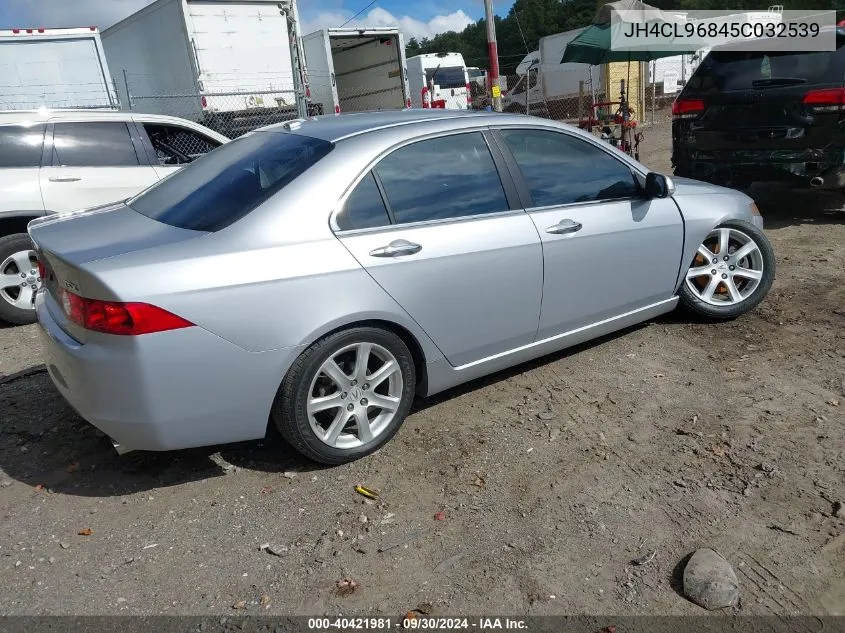 2005 Acura Tsx VIN: JH4CL96845C032539 Lot: 40421981