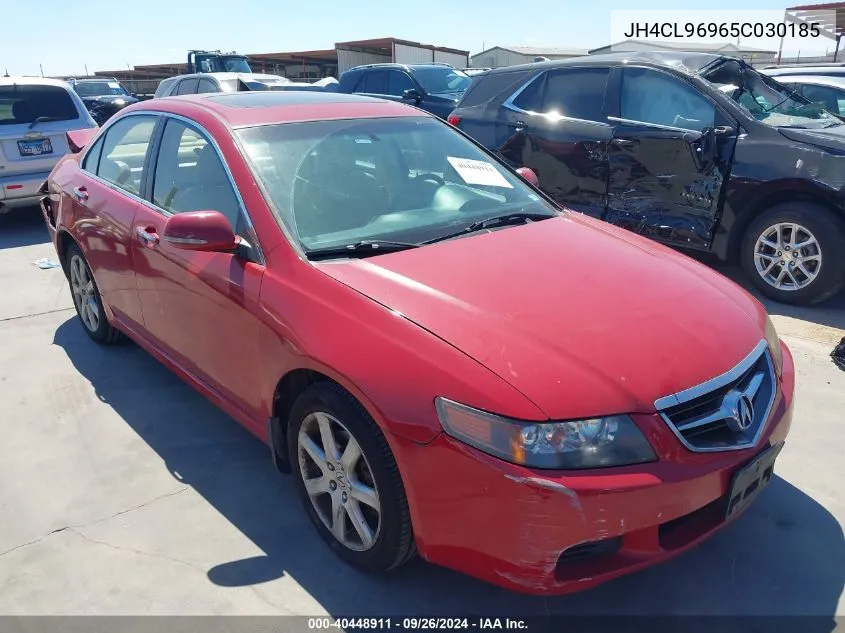 2005 Acura Tsx VIN: JH4CL96965C030185 Lot: 40448911