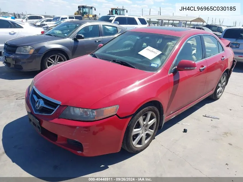 2005 Acura Tsx VIN: JH4CL96965C030185 Lot: 40448911