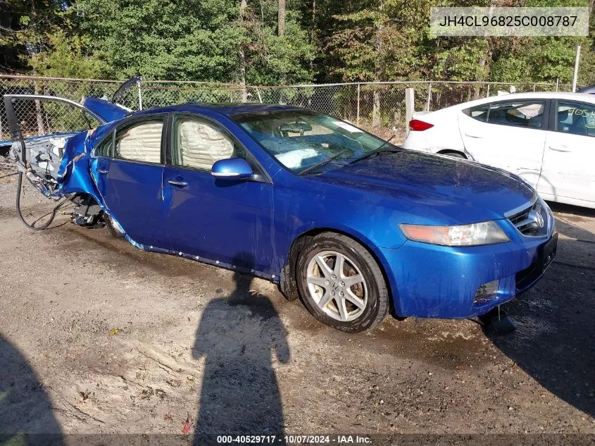 2005 Acura Tsx VIN: JH4CL96825C008787 Lot: 40529717