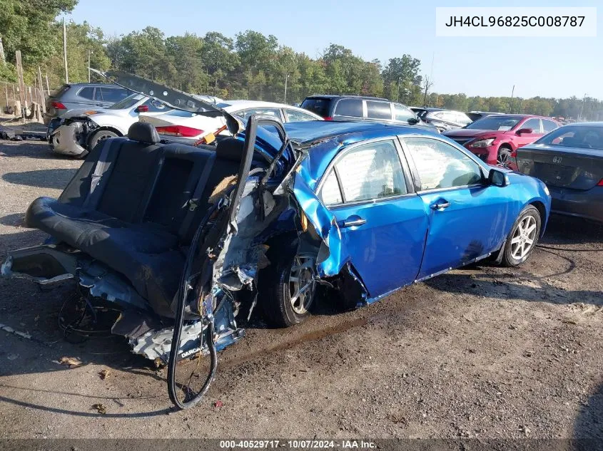 2005 Acura Tsx VIN: JH4CL96825C008787 Lot: 40529717