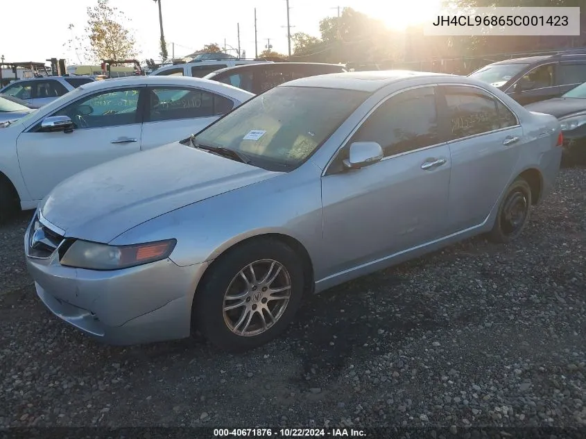 2005 Acura Tsx VIN: JH4CL96865C001423 Lot: 40671876