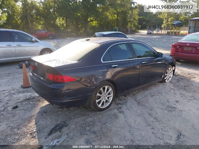 JH4CL96836C031917 2006 Acura Tsx