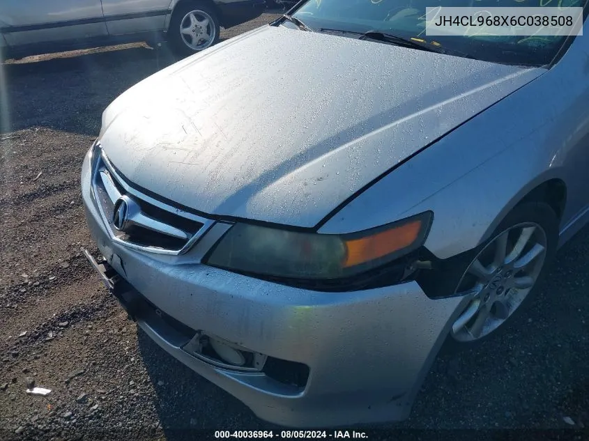 2006 Acura Tsx VIN: JH4CL968X6C038508 Lot: 40036964