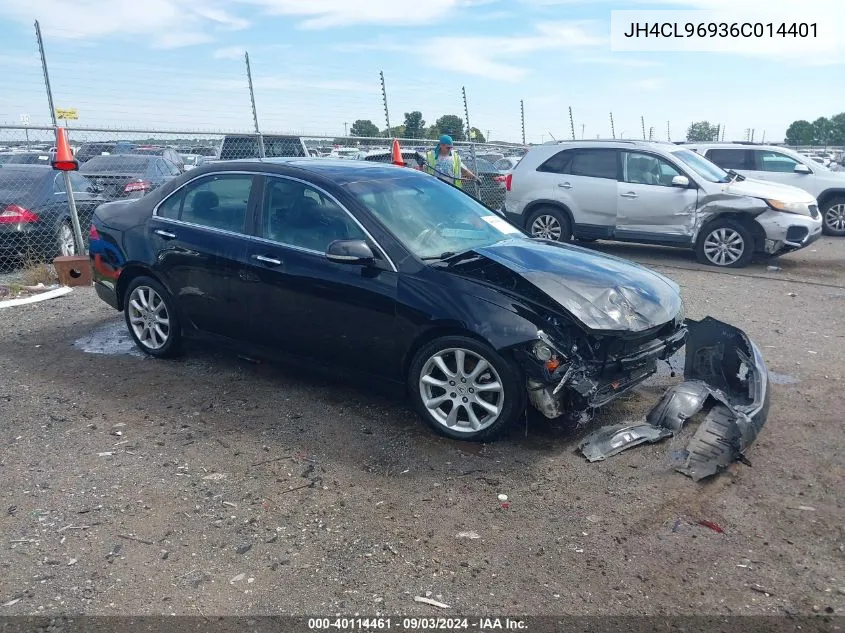 2006 Acura Tsx VIN: JH4CL96936C014401 Lot: 40114461