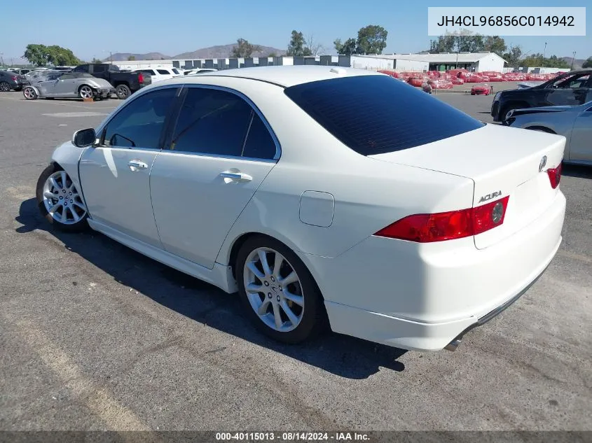 2006 Acura Tsx VIN: JH4CL96856C014942 Lot: 40115013