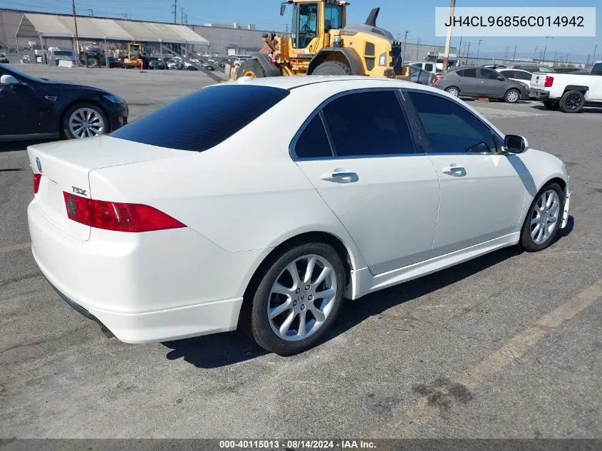 2006 Acura Tsx VIN: JH4CL96856C014942 Lot: 40115013