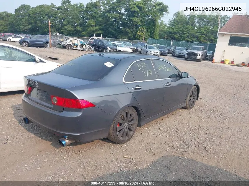 JH4CL96966C022945 2006 Acura Tsx