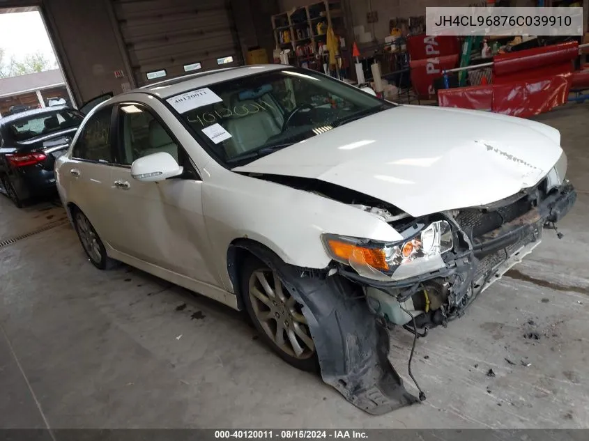 JH4CL96876C039910 2006 Acura Tsx