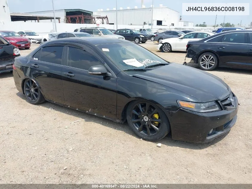 JH4CL96836C008198 2006 Acura Tsx