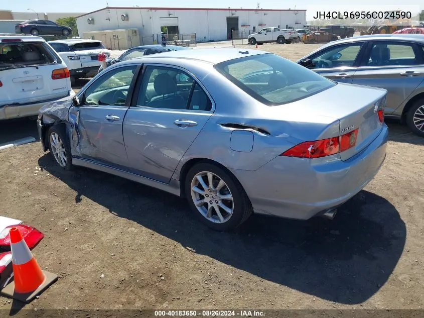 2006 Acura Tsx VIN: JH4CL96956C024590 Lot: 40183650