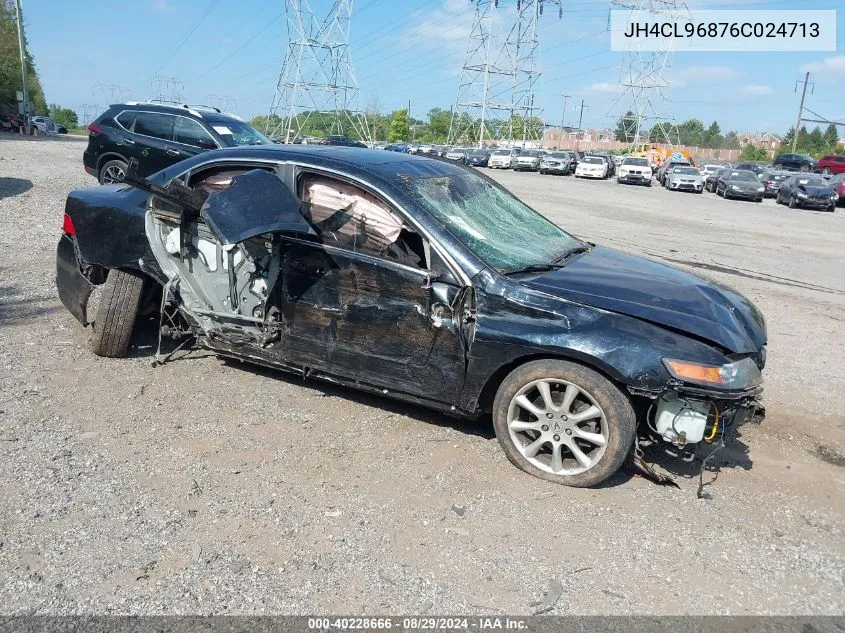 2006 Acura Tsx VIN: JH4CL96876C024713 Lot: 40228666