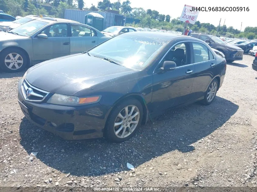 2006 Acura Tsx VIN: JH4CL96836C005916 Lot: 40264126