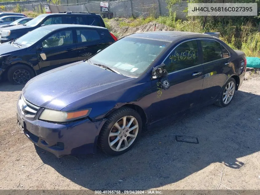 2006 Acura Tsx VIN: JH4CL96816C027395 Lot: 40265758