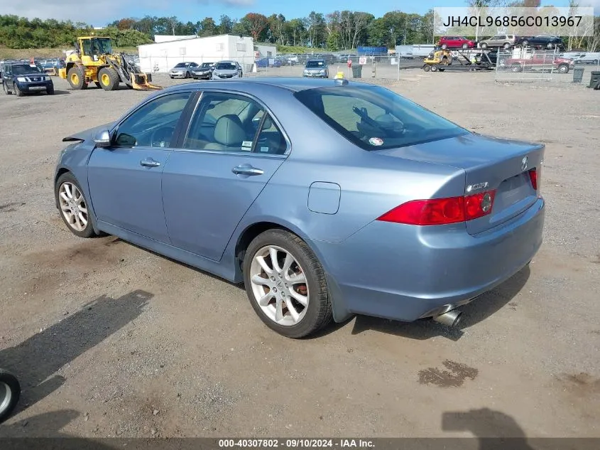 2006 Acura Tsx VIN: JH4CL96856C013967 Lot: 40307802