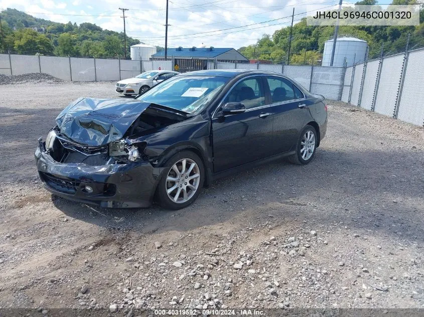 2006 Acura Tsx VIN: JH4CL96946C001320 Lot: 40319592