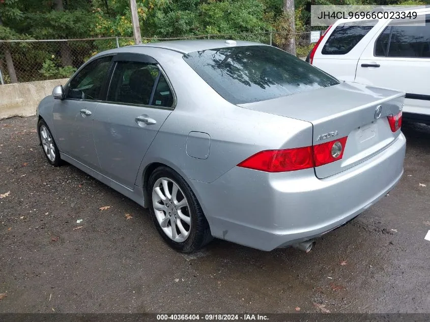 2006 Acura Tsx VIN: JH4CL96966C023349 Lot: 40365404