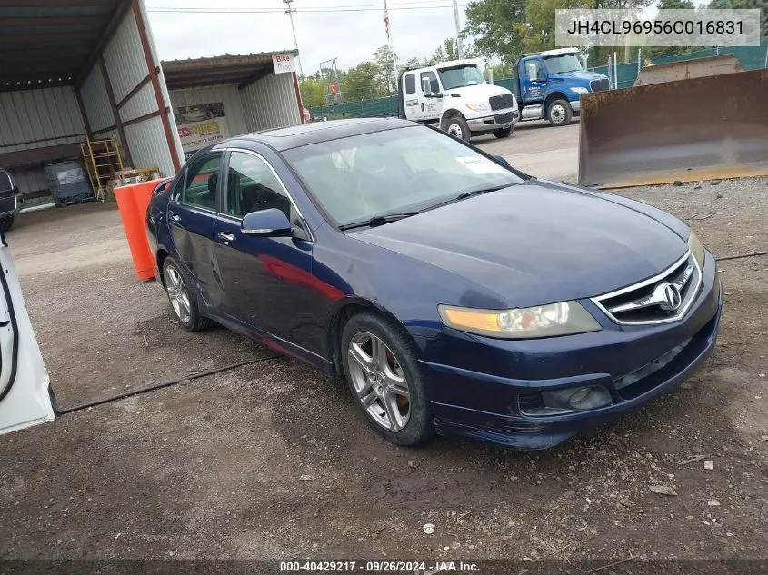 2006 Acura Tsx VIN: JH4CL96956C016831 Lot: 40429217