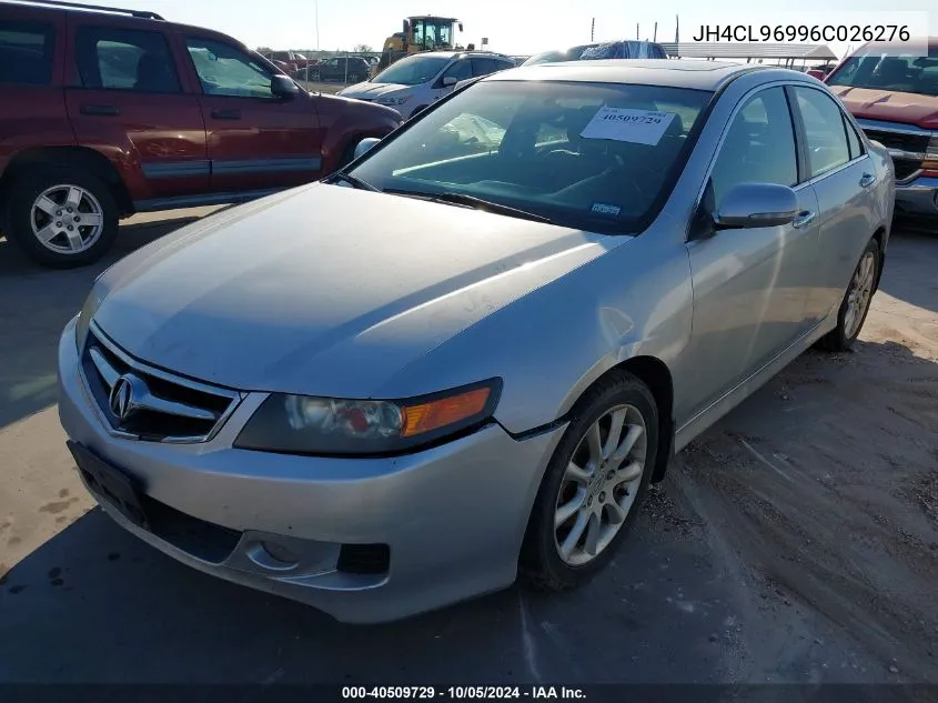 2006 Acura Tsx VIN: JH4CL96996C026276 Lot: 40509729