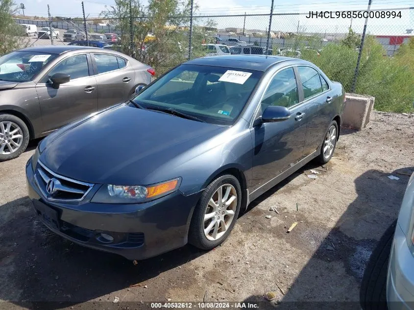 2006 Acura Tsx VIN: JH4CL96856C008994 Lot: 40532612