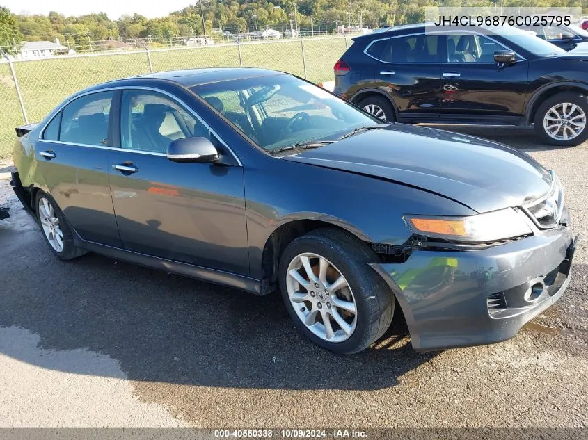 2006 Acura Tsx VIN: JH4CL96876C025795 Lot: 40550338