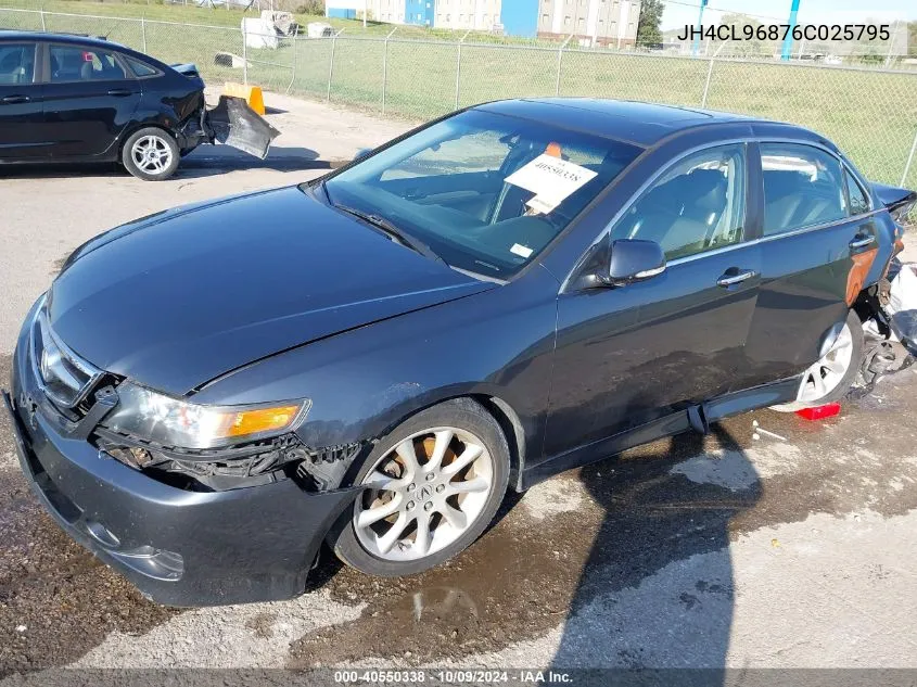 2006 Acura Tsx VIN: JH4CL96876C025795 Lot: 40550338