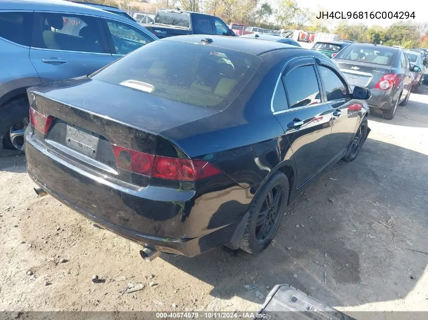 JH4CL96816C004294 2006 Acura Tsx