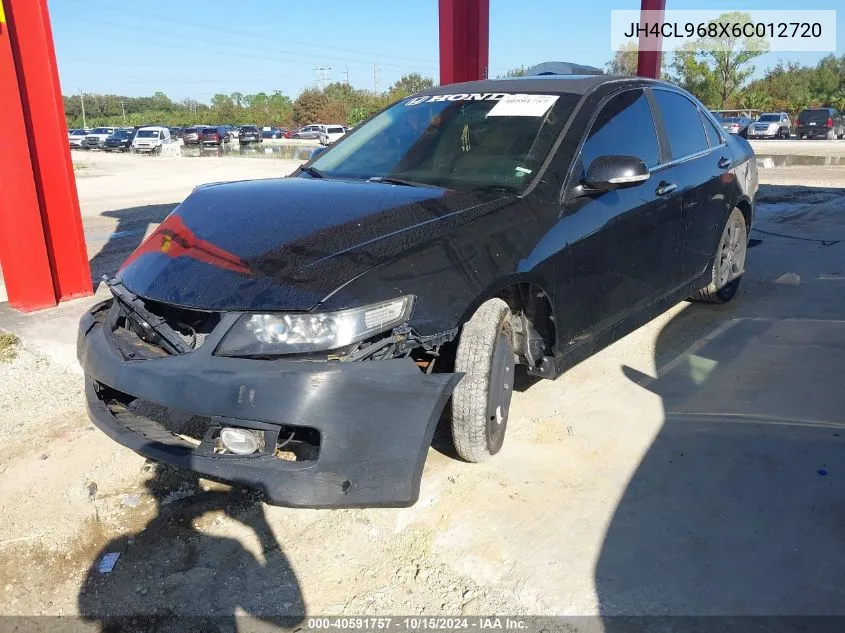 2006 Acura Tsx VIN: JH4CL968X6C012720 Lot: 40591757