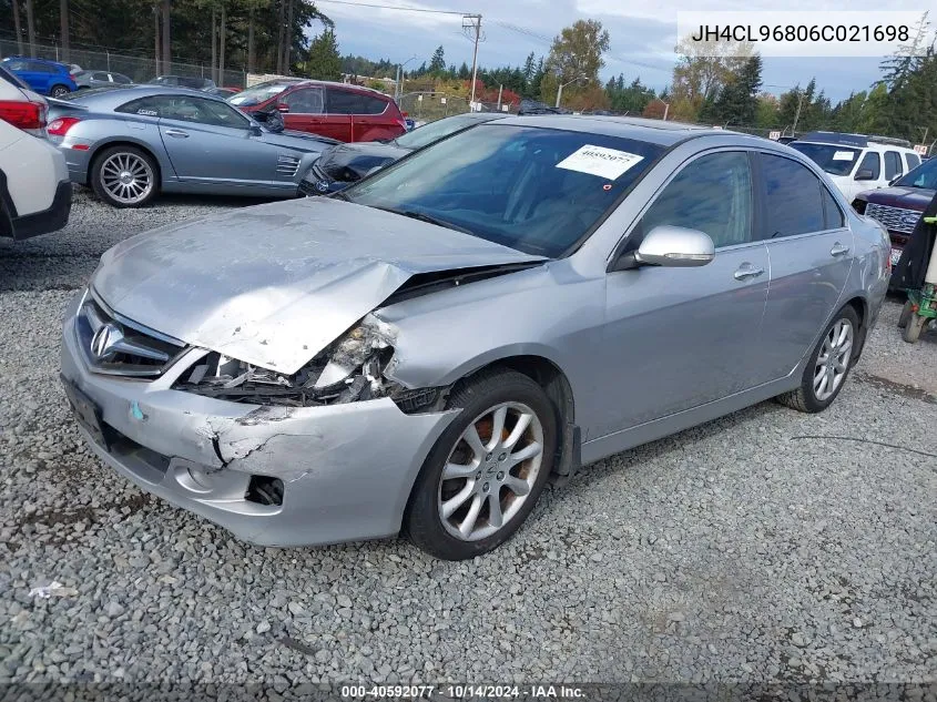 2006 Acura Tsx VIN: JH4CL96806C021698 Lot: 40592077