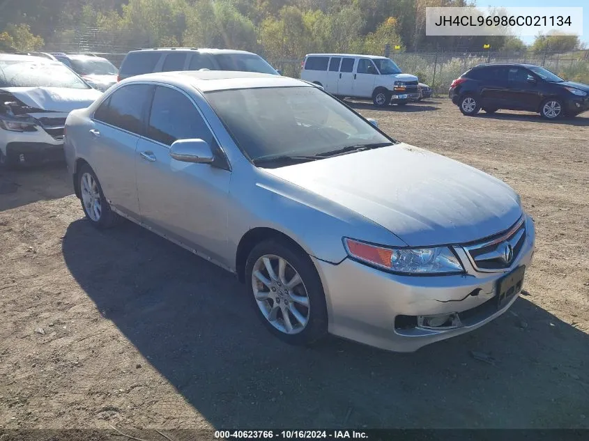 2006 Acura Tsx VIN: JH4CL96986C021134 Lot: 40623766