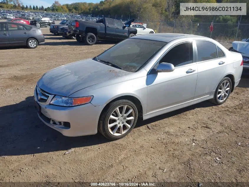 2006 Acura Tsx VIN: JH4CL96986C021134 Lot: 40623766