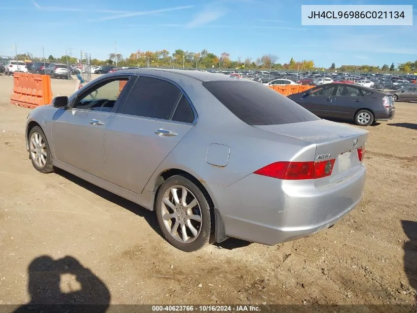 2006 Acura Tsx VIN: JH4CL96986C021134 Lot: 40623766