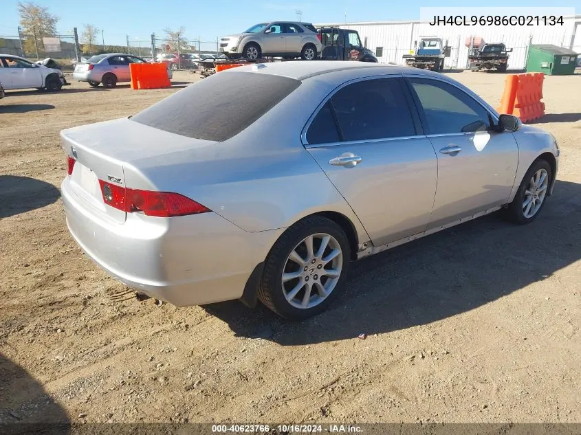 2006 Acura Tsx VIN: JH4CL96986C021134 Lot: 40623766