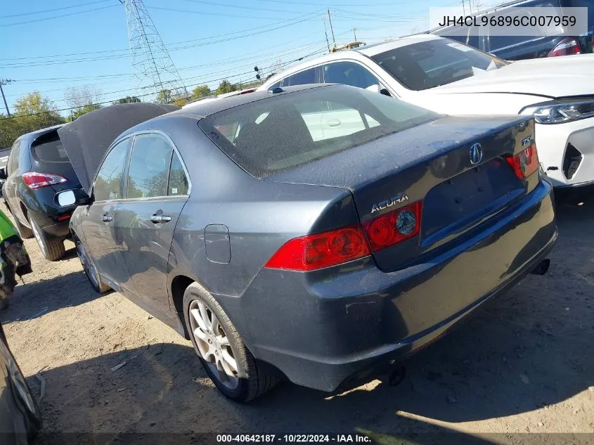 2006 Acura Tsx VIN: JH4CL96896C007959 Lot: 40642187