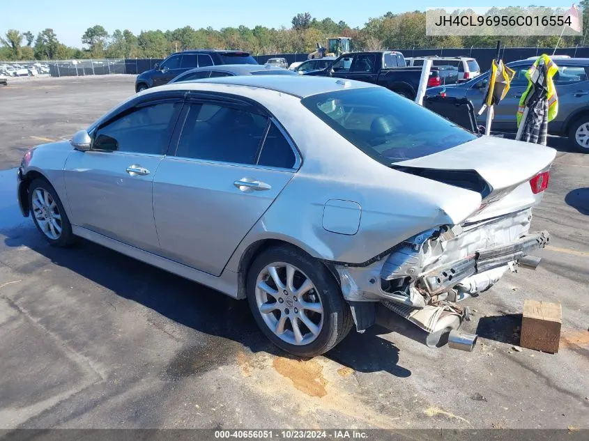 2006 Acura Tsx VIN: JH4CL96956C016554 Lot: 40656051