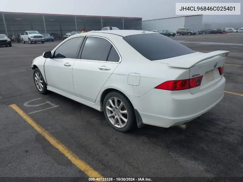 2006 Acura Tsx VIN: JH4CL96846C025401 Lot: 40723328