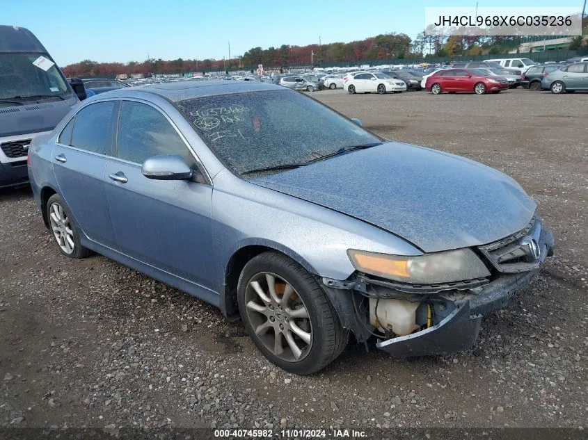 2006 Acura Tsx VIN: JH4CL968X6C035236 Lot: 40745982