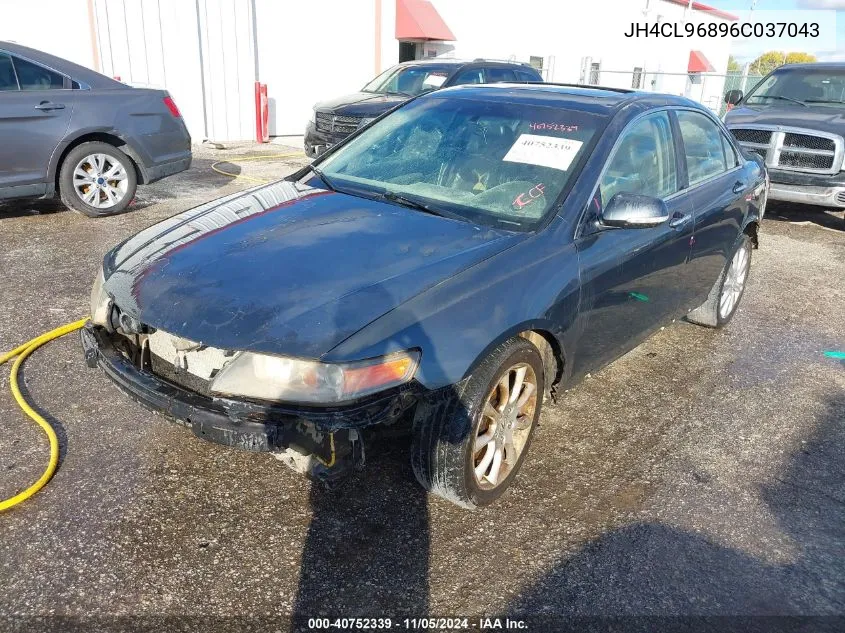 2006 Acura Tsx VIN: JH4CL96896C037043 Lot: 40752339