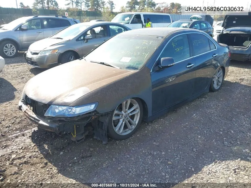 2006 Acura Tsx VIN: JH4CL95826C030632 Lot: 40756818